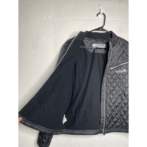 Obermeyer Women's Quilted Jacket Size 12 Black Aspen 2005 Apres Ski Light Weight - Picture 5 of 8